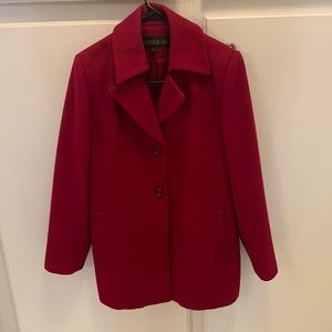 Small Red peacoat